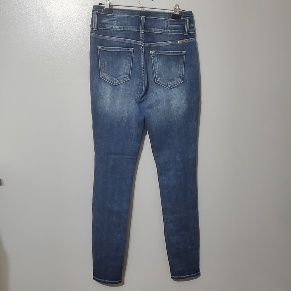 KanCan Women's High Rise Skinny Blue Dark Wash Jeans Size 28 - Picture 4 of 9